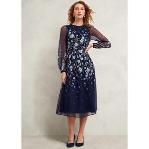 Hobbs Lois Embroidered Dress